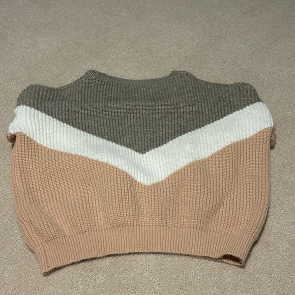 Shein Striped Chunky Sweater - Picture 2 of 3